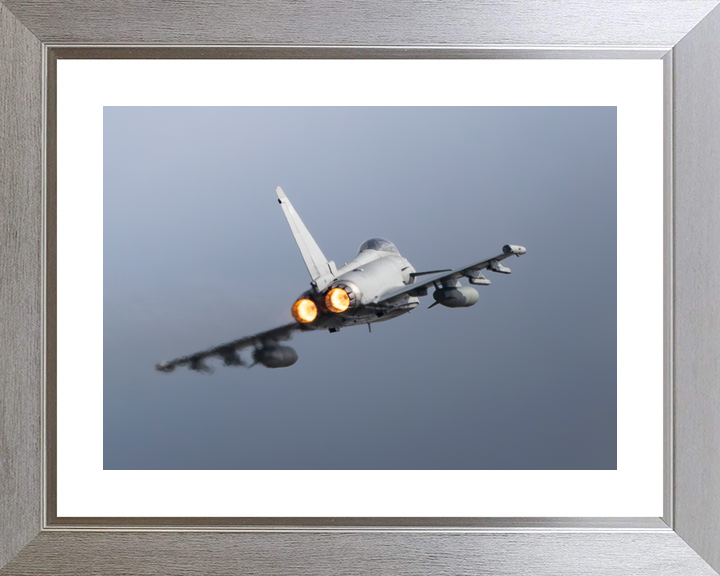 RAF Typhoon FGR4 Jet in flight Rear View 2026 Photo Print - Posters, Prints, & Visual Artwork - by Hampshire Prints (image 6 of 9)