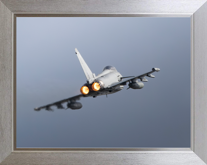 RAF Typhoon FGR4 Jet in flight Rear View 2026 Photo Print - Posters, Prints, & Visual Artwork - by Hampshire Prints (image 7 of 9)