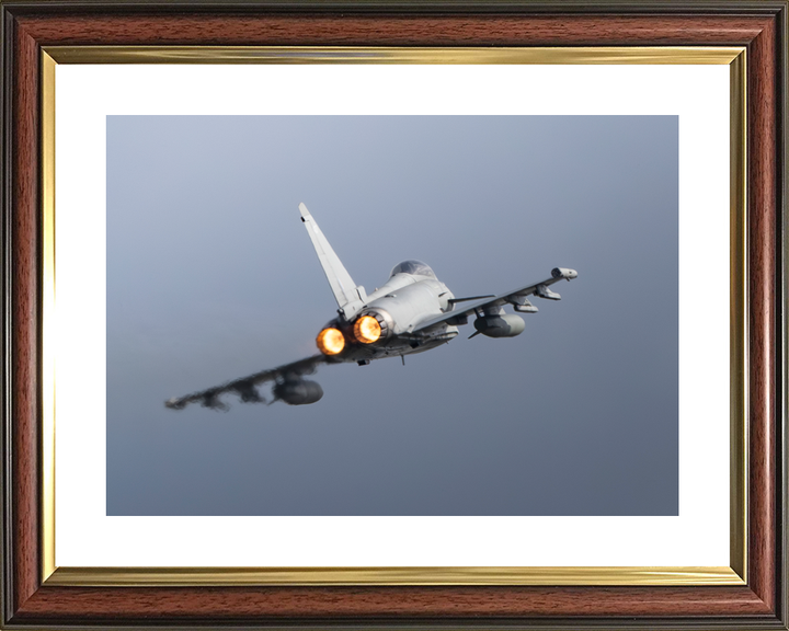 RAF Typhoon FGR4 Jet in flight Rear View 2026 Photo Print - Posters, Prints, & Visual Artwork - by Hampshire Prints (image 8 of 9)