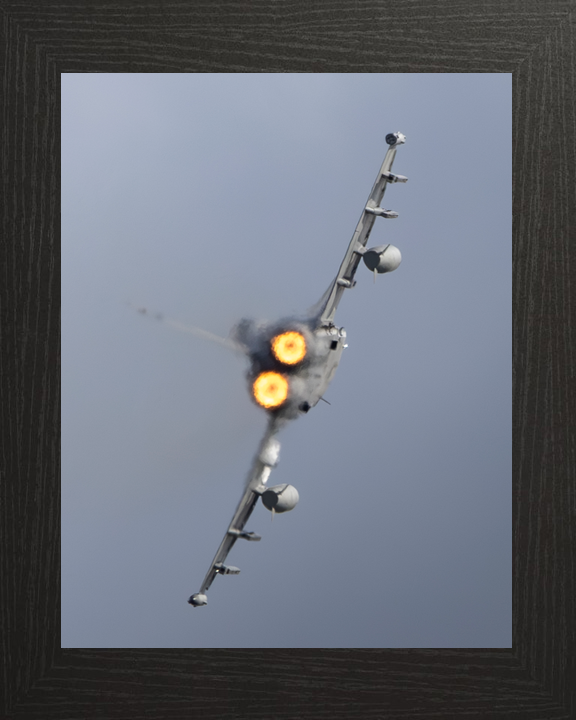RAF Typhoon FGR4 Jet in flight Rear View April 2026 Photo Print - Posters, Prints, & Visual Artwork - by Hampshire Prints (image 3 of 9)
