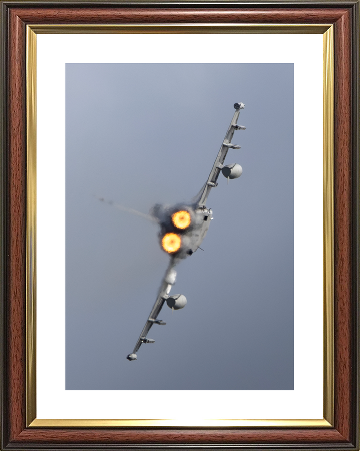 RAF Typhoon FGR4 Jet in flight Rear View April 2026 Photo Print - Posters, Prints, & Visual Artwork - by Hampshire Prints (image 8 of 9)