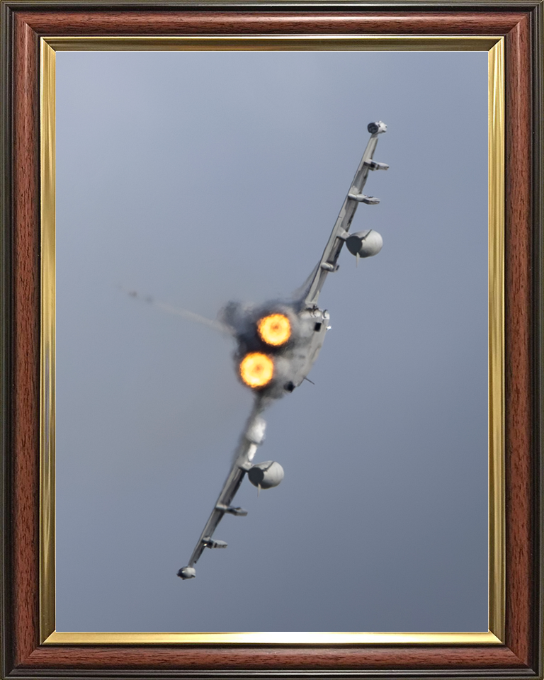 RAF Typhoon FGR4 Jet in flight Rear View April 2026 Photo Print - Posters, Prints, & Visual Artwork - by Hampshire Prints (image 9 of 9)