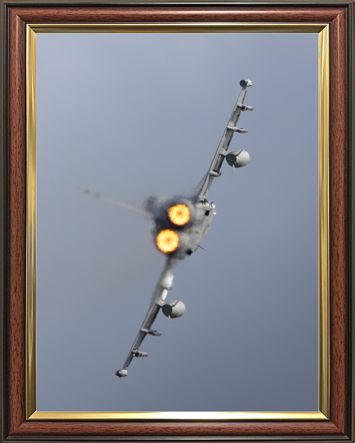 RAF Typhoon FGR4 Jet in flight Rear View April 2026 Photo Print - Posters, Prints, & Visual Artwork - by Hampshire Prints (image 9 of 9)