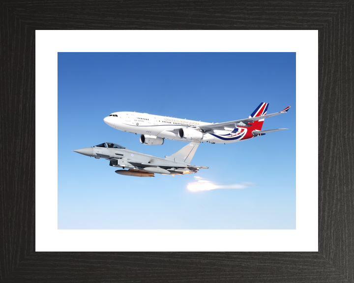 RAF Typhoon FGR4 With RAF Voyager A330