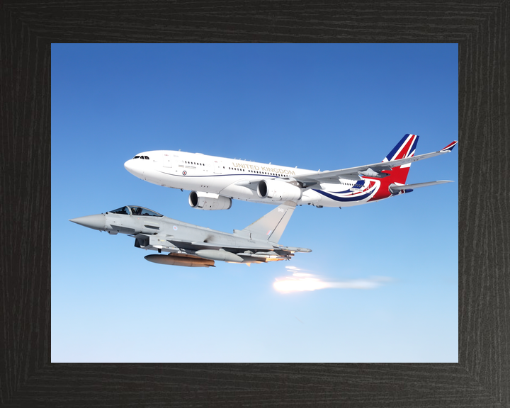 RAF Typhoon FGR4 With RAF Voyager A330