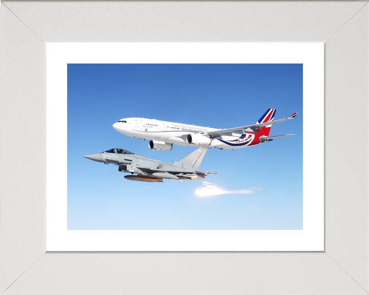 RAF Typhoon FGR4 With RAF Voyager A330