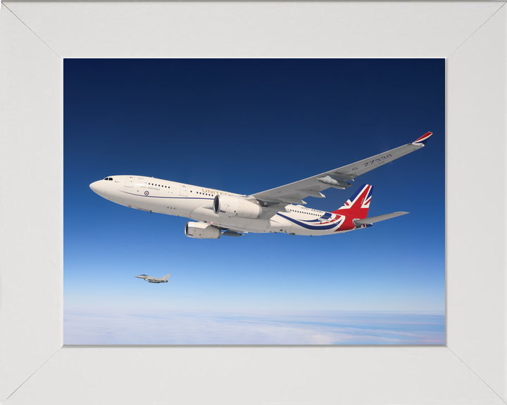 RAF Voyager A330 With Typhoon FGR4 Jet March 2026