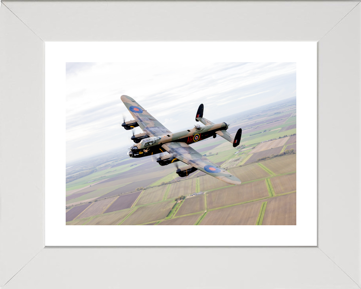 RAF Lancaster Bomber in Flight October 2025
