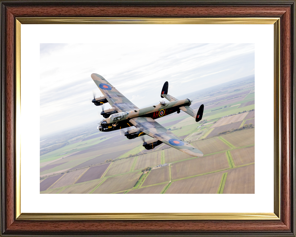 RAF Lancaster Bomber in Flight October 2025