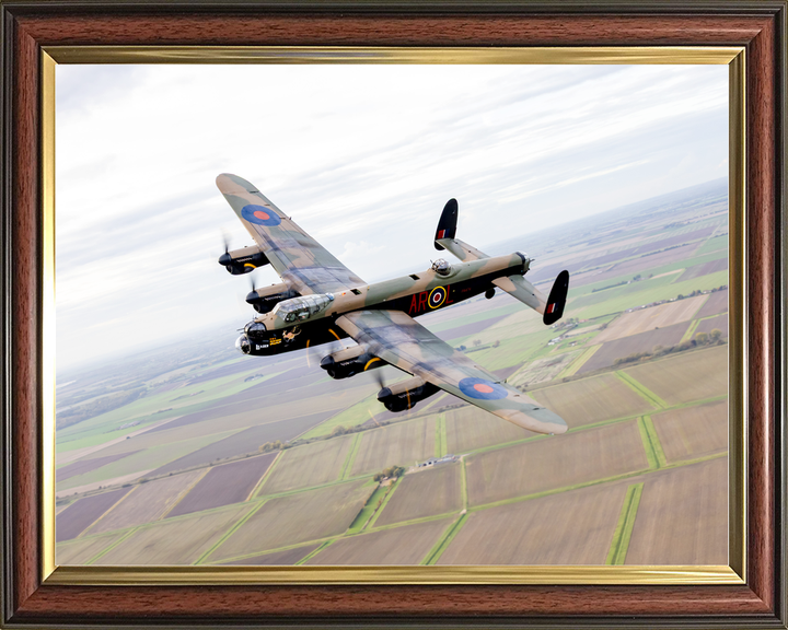 RAF Lancaster Bomber in Flight October 2025