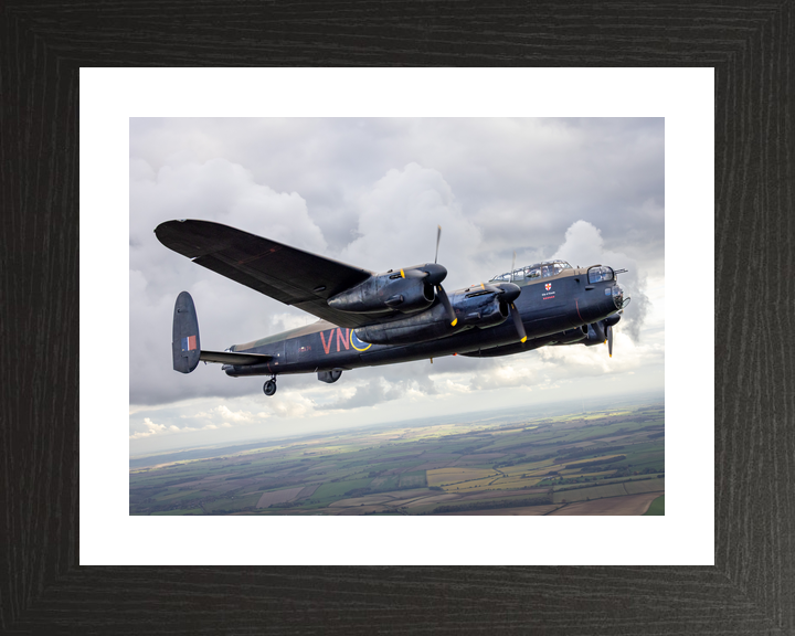 RAF Lancaster Bomber in Flight Oct 2025
