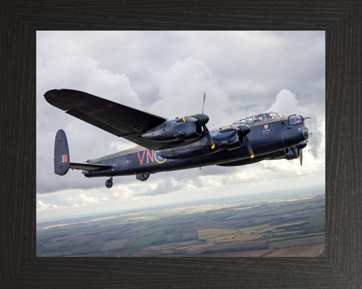RAF Lancaster Bomber in Flight Oct 2025