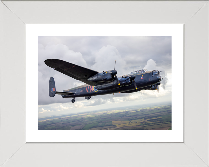 RAF Lancaster Bomber in Flight Oct 2025