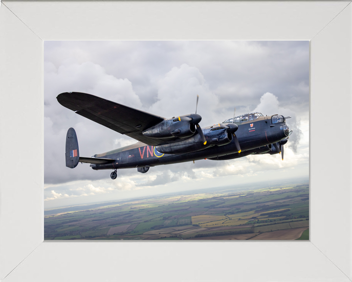RAF Lancaster Bomber in Flight Oct 2025