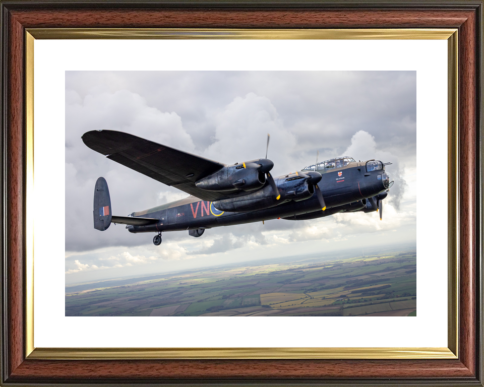 RAF Lancaster Bomber in Flight Oct 2025