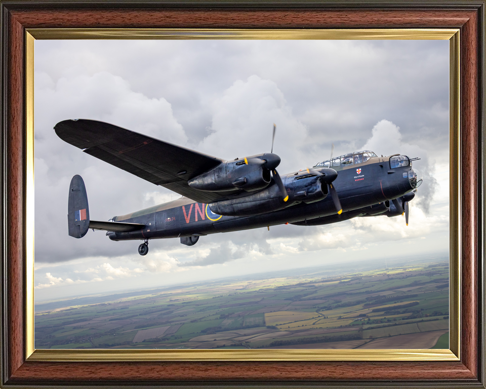 RAF Lancaster Bomber in Flight Oct 2025