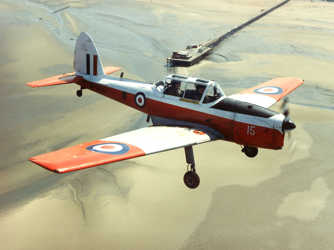 RAF Chipmunk T.10 Aircraft in Flight