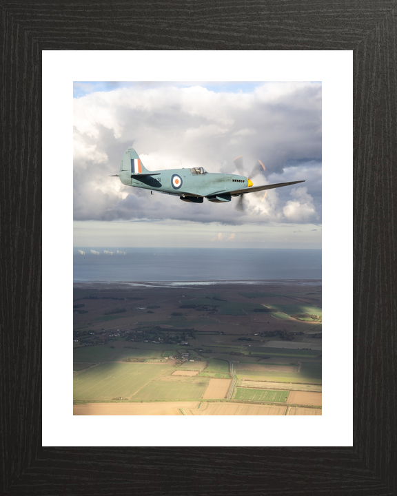 RAF Spitfire Aircraft (BBMF) in Flight 2025