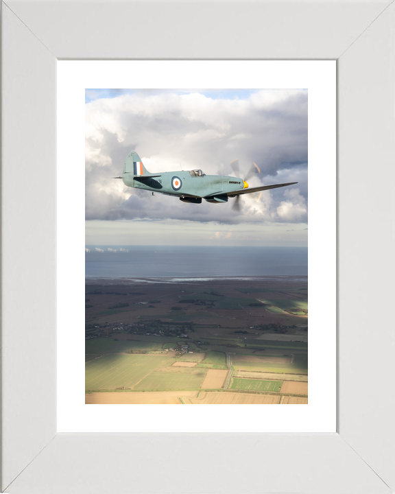 RAF Spitfire Aircraft (BBMF) in Flight 2025