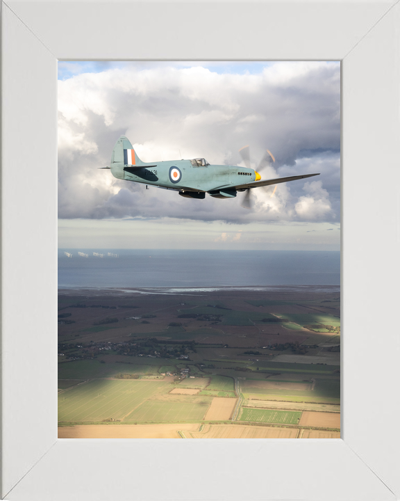 RAF Spitfire Aircraft (BBMF) in Flight 2025