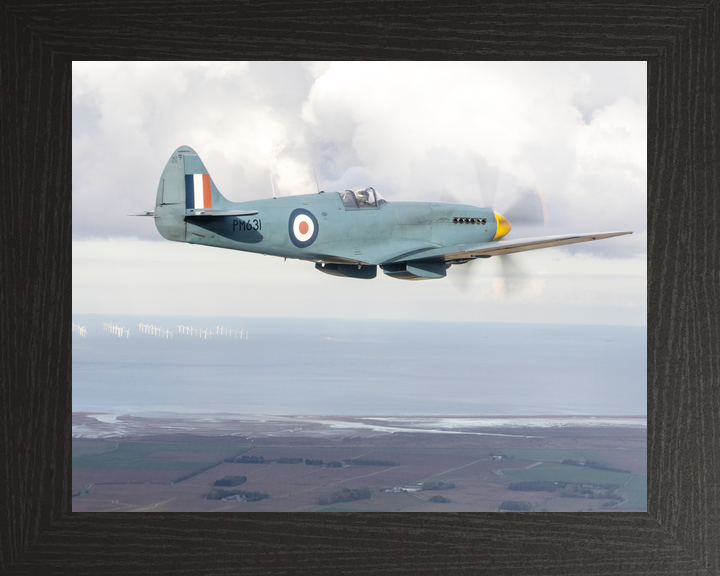 RAF Spitfire Aircraft (BBMF) in Flight Oct 2025