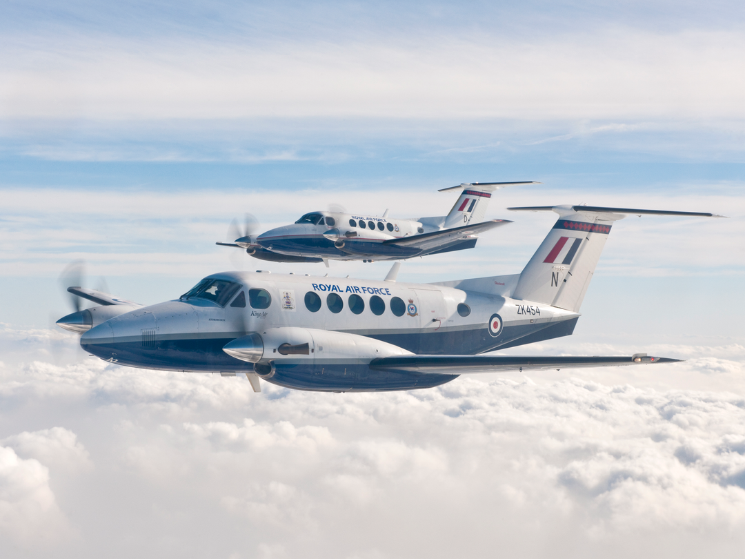 RAF Beech King Air B200 Training Aircraft Aug 2010