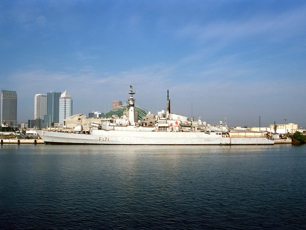 HMS Active F171 Type 21 Frigate February 1994