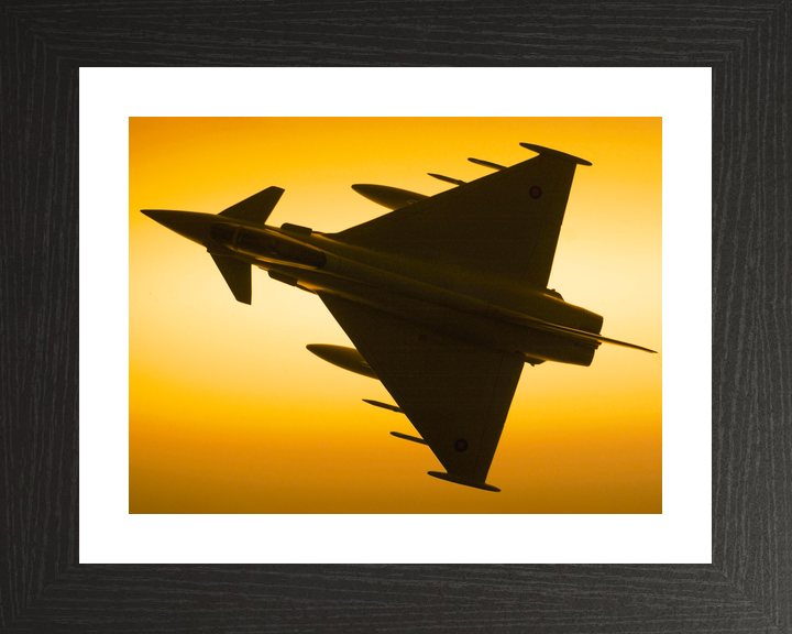 RAF Typhoon F2 Jet Silhouette 2004
