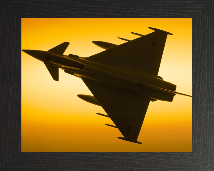 RAF Typhoon F2 Jet Silhouette 2004