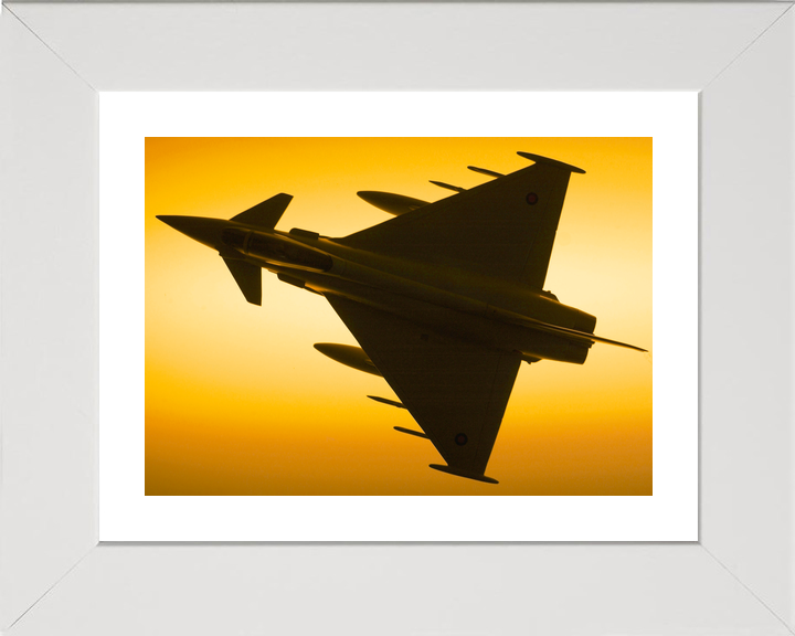 RAF Typhoon F2 Jet Silhouette 2004