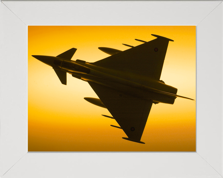 RAF Typhoon F2 Jet Silhouette 2004