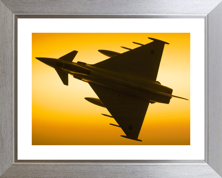 RAF Typhoon F2 Jet Silhouette 2004