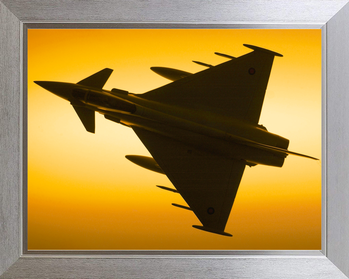 RAF Typhoon F2 Jet Silhouette 2004