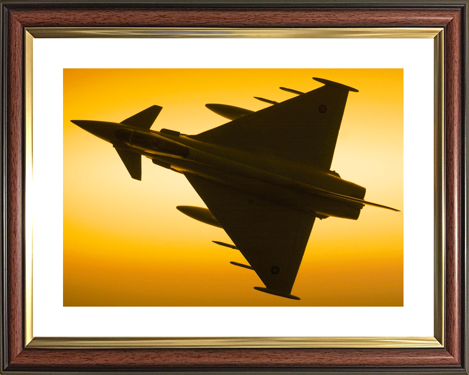 RAF Typhoon F2 Jet Silhouette 2004