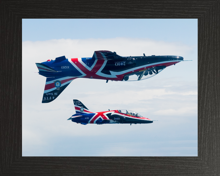 RAF Hawk T1 Jets with Union Jack Livery 2010