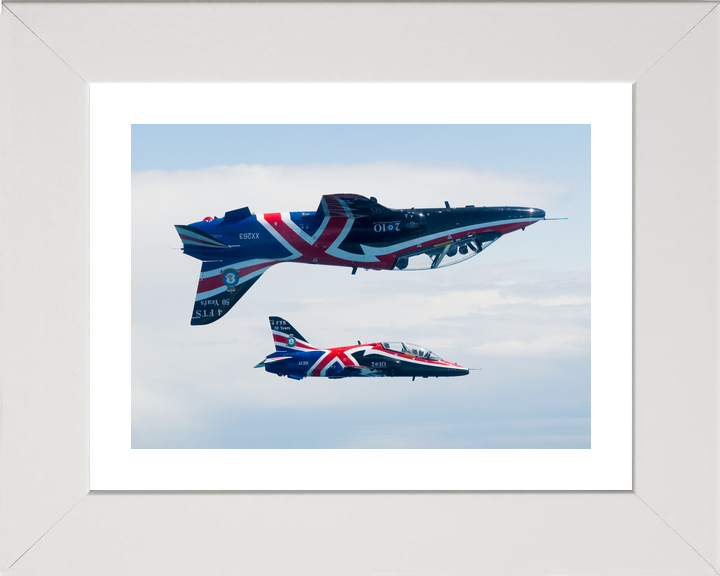 RAF Hawk T1 Jets with Union Jack Livery 2010