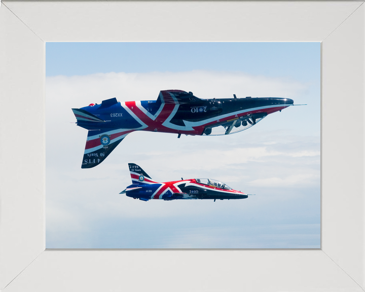 RAF Hawk T1 Jets with Union Jack Livery 2010