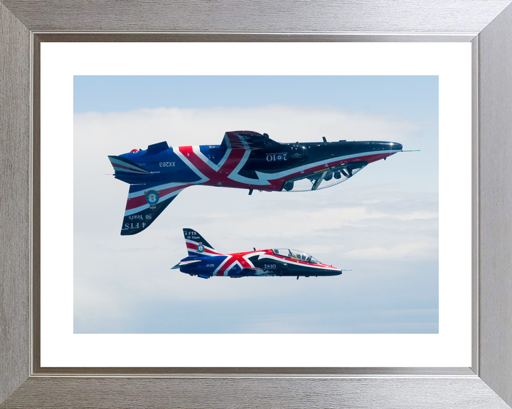 RAF Hawk T1 Jets with Union Jack Livery 2010