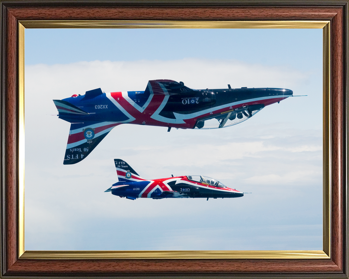 RAF Hawk T1 Jets with Union Jack Livery 2010