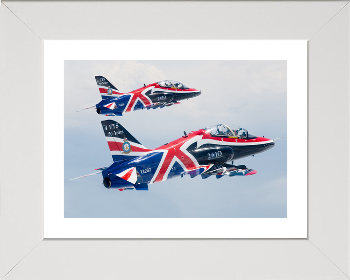 RAF Hawk T1 Jets with Union Jack Livery May 2010