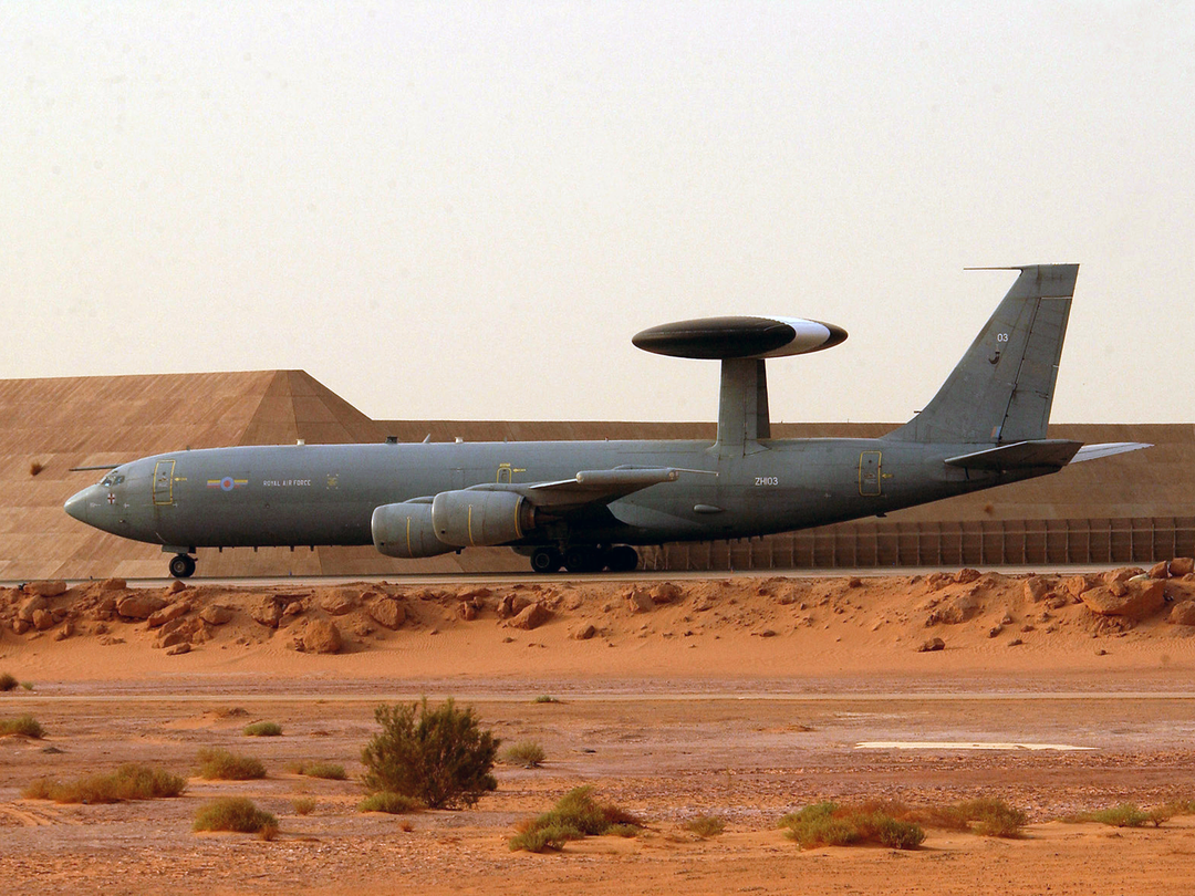RAF E-3D Sentry AEW1 ZH103 Operation Telic March 2003
