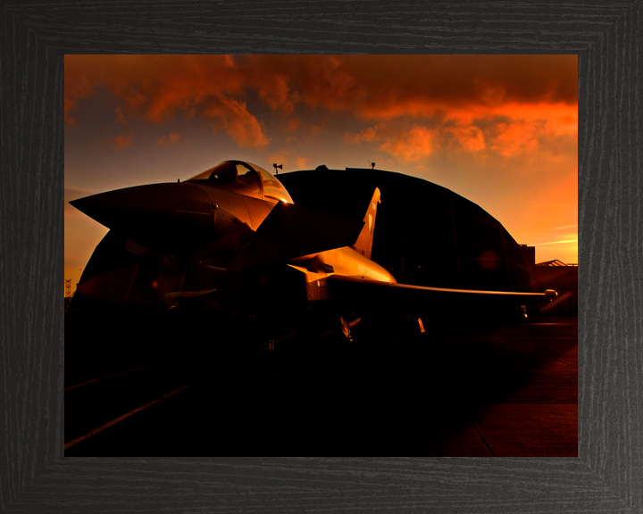 RAF 11 Squadron Typhoon F2 Orange Sky Coningsby 2007