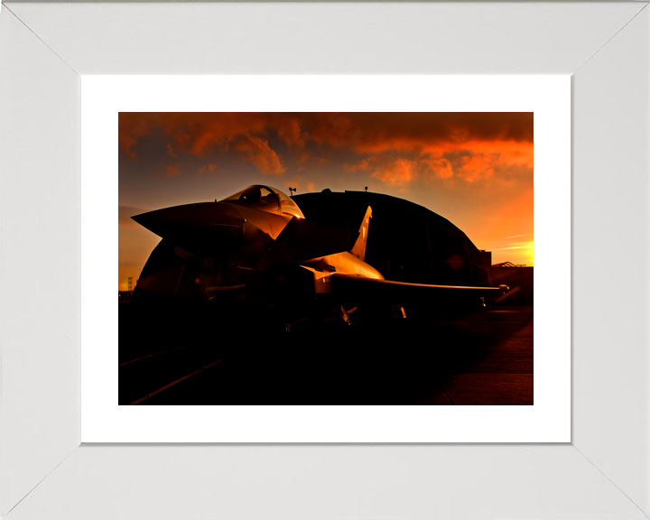 RAF 11 Squadron Typhoon F2 Orange Sky Coningsby 2007