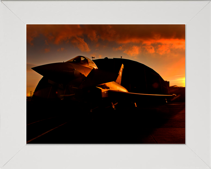 RAF 11 Squadron Typhoon F2 Orange Sky Coningsby 2007