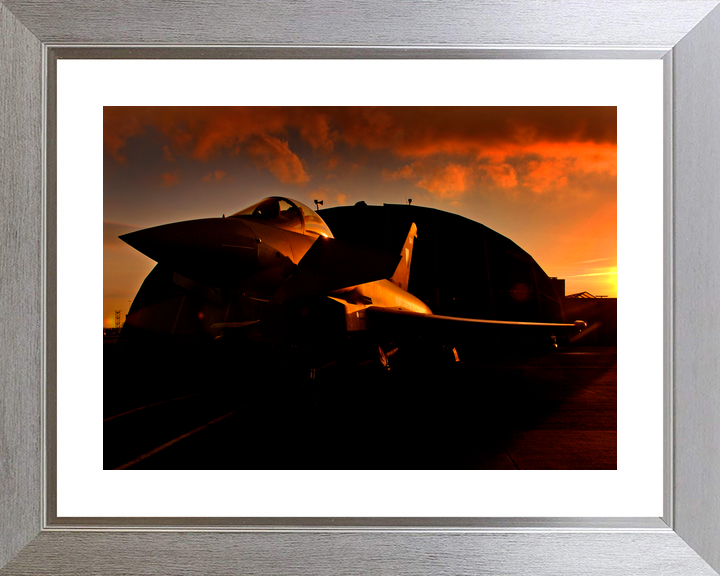 RAF 11 Squadron Typhoon F2 Orange Sky Coningsby 2007