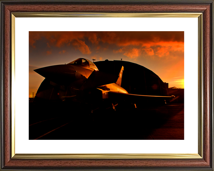 RAF 11 Squadron Typhoon F2 Orange Sky Coningsby 2007