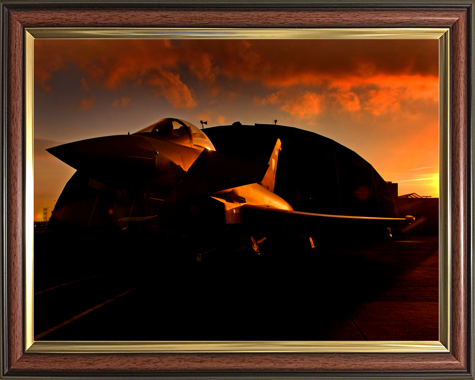 RAF 11 Squadron Typhoon F2 Orange Sky Coningsby 2007