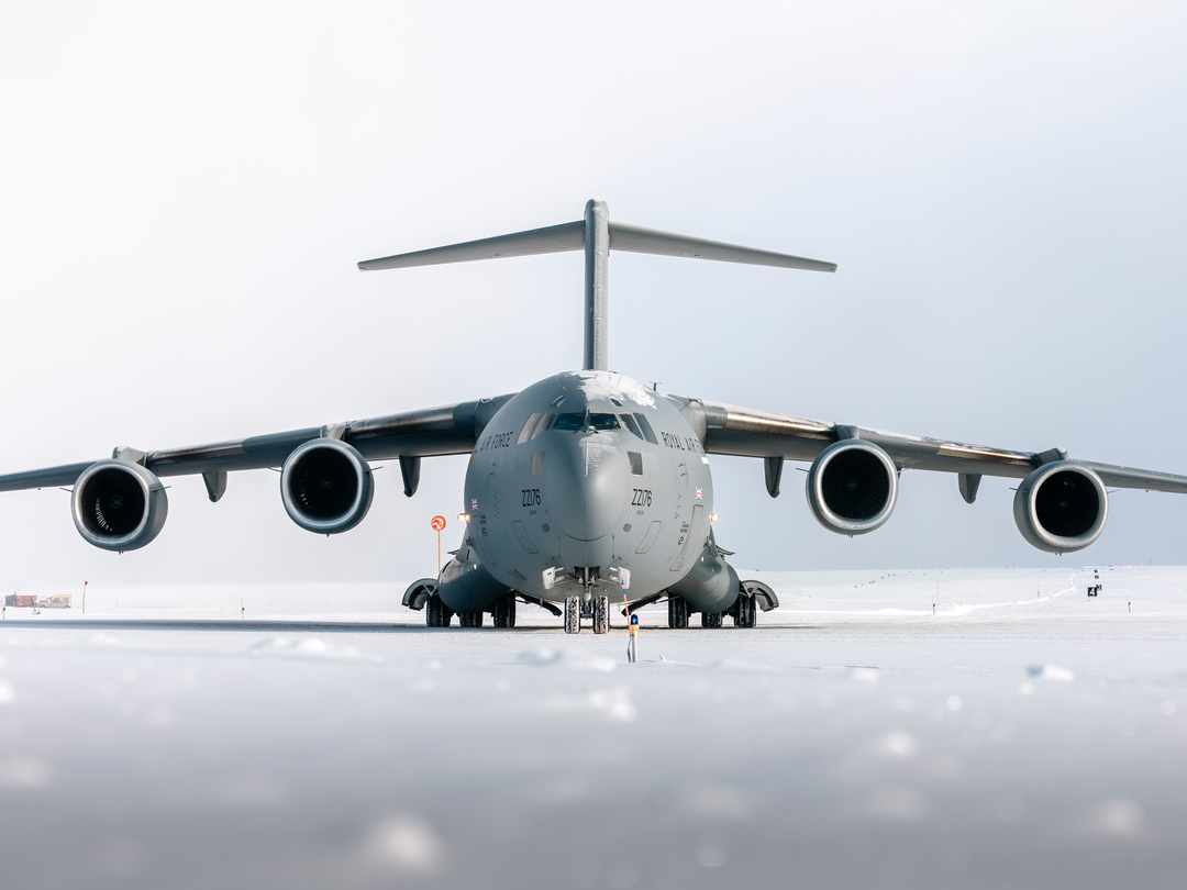 RAF C-17 Globemaster ZZ176 Head-On Close Up Alert April 2026