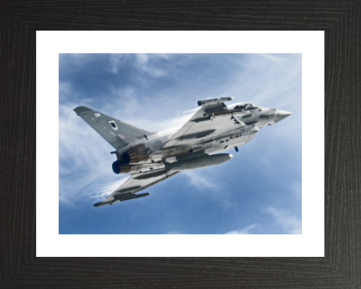 RAF 11 Squadron Typhoon Climbing With Vapour c2010