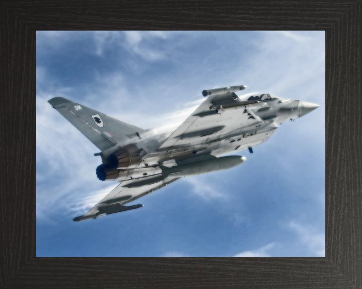 RAF 11 Squadron Typhoon Climbing With Vapour c2010